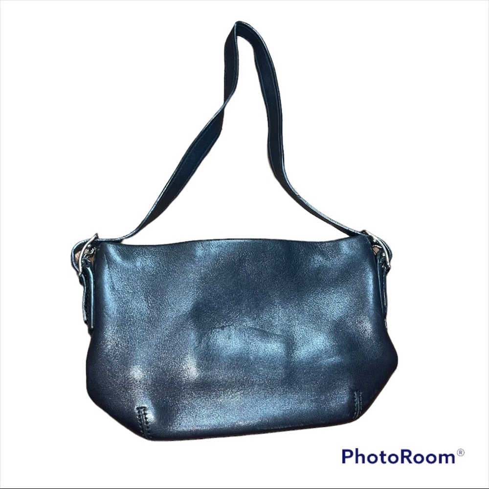 Coach Black Leather Purse Y2K Mini - Picture 2 of 5